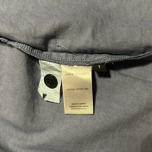 John Elliot - Men’s Camp Shirt - Blue - Size 1 - Picture 10 of 15